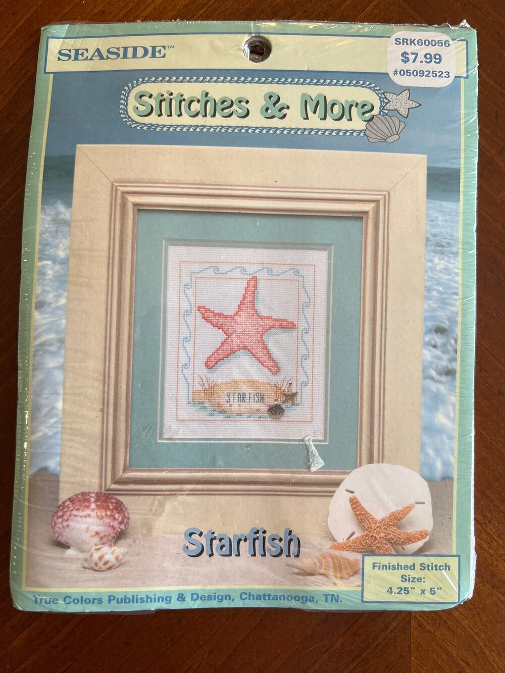 Vintage Seaside Starfish Counted Cross Stitch Kit
